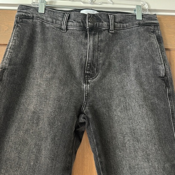 Current/Elliott 'The Wide Leg' jeans Women’s 30 black wash Carpenter pants - Picture 3 of 11